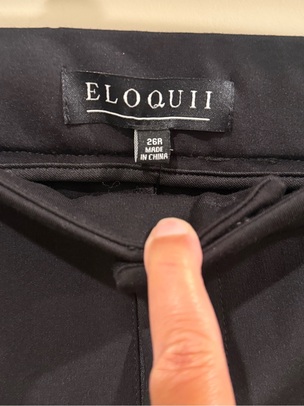 Eloquii Ultimate Stretch Slim Pants Black 26 NWT Career - Picture 8 of 11